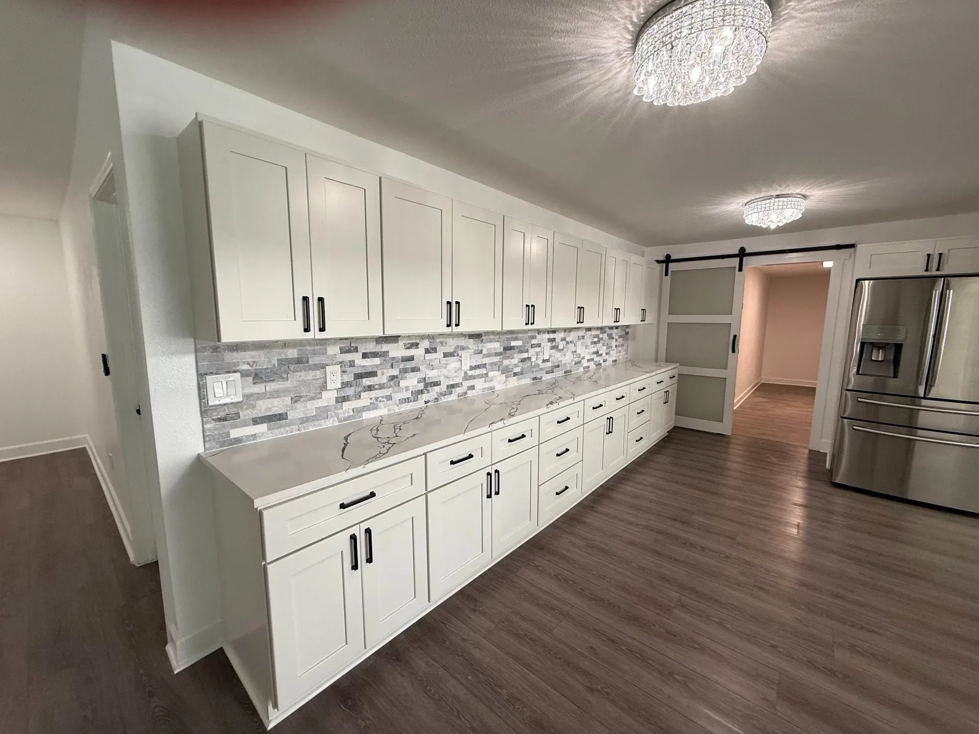 Custom Cabinet Wall